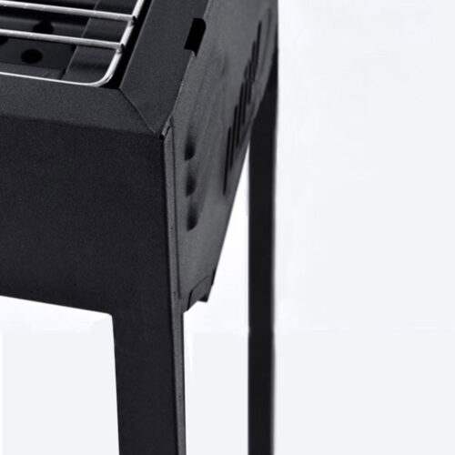 66cm Portable Folding Thick Box Charcoal Grill for Outdoor BBQ Camping - Image 7