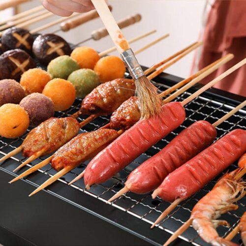 2x 60cm Portable Folding Thick Box Charcoal Grill for Outdoor BBQ Camping - Image 4