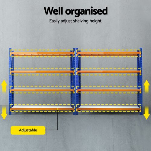 Giantz 4Mx2M Garage Shelving Warehouse Rack - Image 5