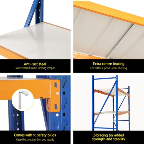 Giantz 4Mx2M Garage Shelving Warehouse Rack - Image 6