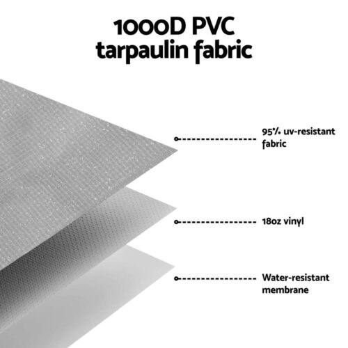 Weisshorn 14ft Caravan Awning RV Replacement Fabric 3.95M x 2.42M - Image 5