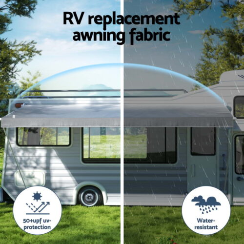Weisshorn 16ft Caravan Awning RV Replacement Fabric 4.58M x 2.42M - Image 4
