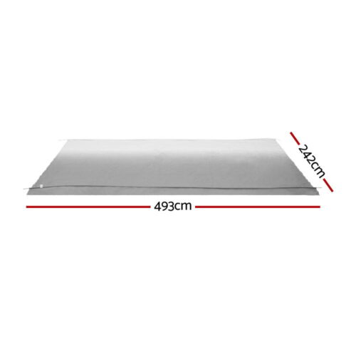 Weisshorn 17ft Caravan Awning RV Replacement Fabric 4.93M x 2.42M - Image 2