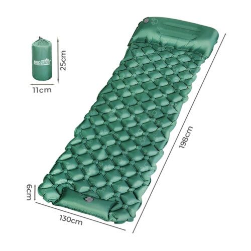 Mountview Sleeping Air Pad Inflat Camping Single - Image 3