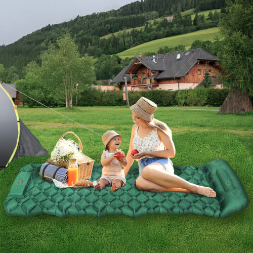 Mountview Sleeping Air Pad Inflat Camping Single - Image 7