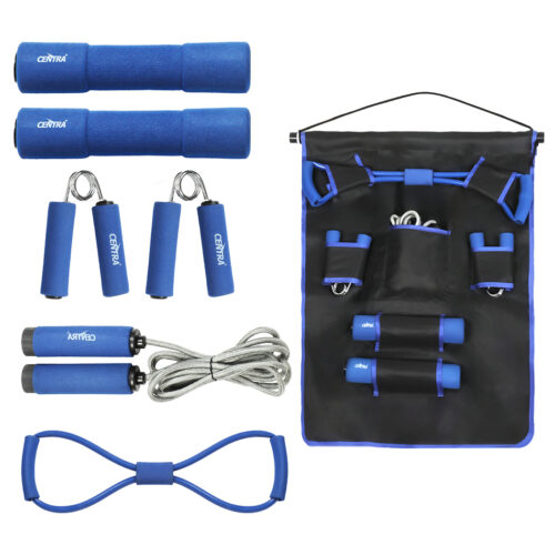 Centra 7-in-1 Resistance Bands Set Carry Bag Home Gym Workout Fitness Exercise - Image 8