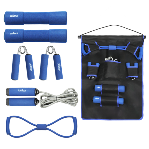 Centra 7-in-1 Resistance Bands Set Carry Bag Home Gym Workout Fitness Exercise - Image 9