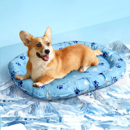Pawz Pet Cooling Mat Dog Cat Gel Non-Toxic Bed Self-Cool Summer Ice Pad M 84cm