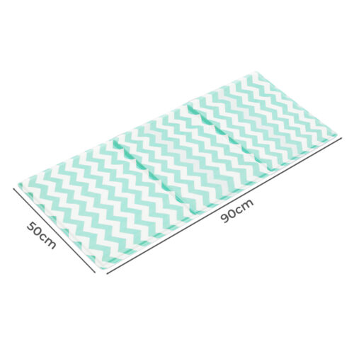 Pawz Pet Cooling Mat L Large Dog Cat Summer Cool Bed Floor Pad Green 50x90cm - Image 3