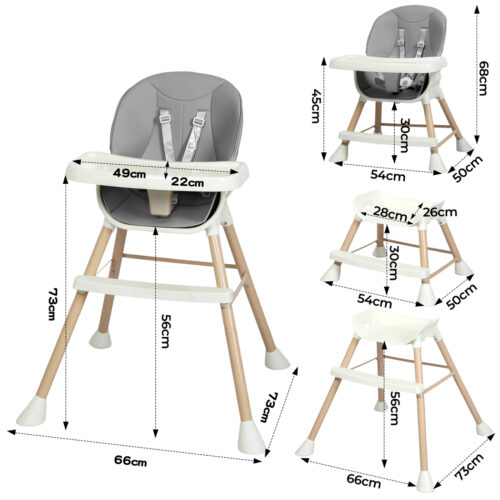 Bopeep 6-In-1 Baby High Chair - Image 3