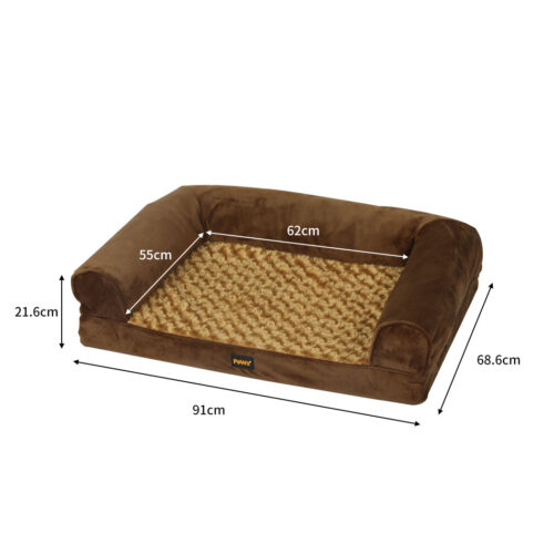 PaWz Pet Bed Sofa Dog Bedding Soft Warm L - Image 3