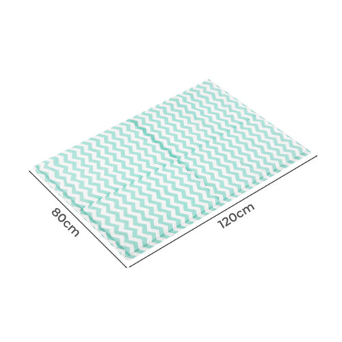 Pawz Pet Cooling Mat Dog Water Bed Ice Mattress Pad Gel Green XL Large 80x120cm - Image 3