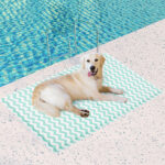 Pawz Pet Cooling Mat Dog Water Bed Ice Mattress Pad Gel Green XL Large 80x120cm