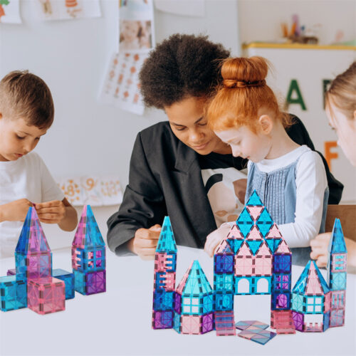 Bopeep Kids Magnetic Tiles Blocks - Image 7