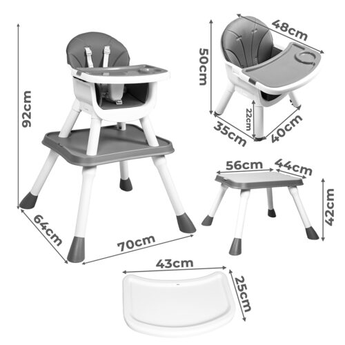 Bopeep 8-In-1 Baby High Chair - Image 3