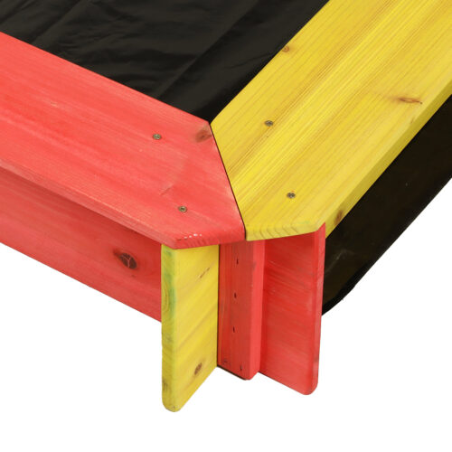 Bopeep Kids Wooden Sandbox 120X120CM - Image 4