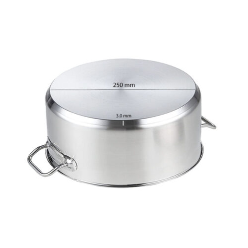 Stock Pot 9L Top Grade Thick Stainless Steel Stockpot 18/10 Without Lid - Image 6