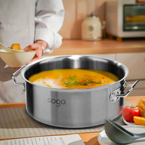 Stock Pot 9Lt Top Grade Thick Stainless Steel Stockpot 18/10 RRP - Image 3
