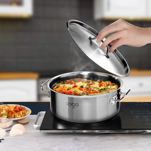 Stock Pot 9Lt Top Grade Thick Stainless Steel Stockpot 18/10 RRP - Image 9