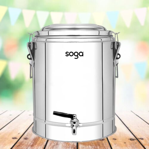 50L Stainless Steel Insulated Stock Pot Hot Cold Beverage Container - Image 8