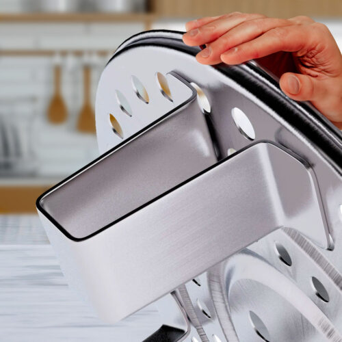 50L Stainless Steel Stock Pot with Two Steamer Rack Insert Stockpot Tray - Image 8