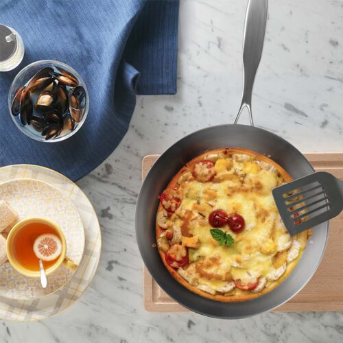 6X Stainless Steel Fry Pan Frying Pan Top Grade Induction Skillet Cooking FryPan - Image 10