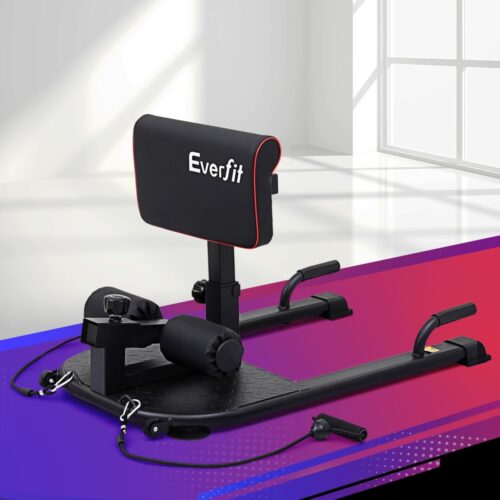 Everfit Deep Sissy Squat Weight Bench Adjustable Leg Extension Strength Training - Image 7