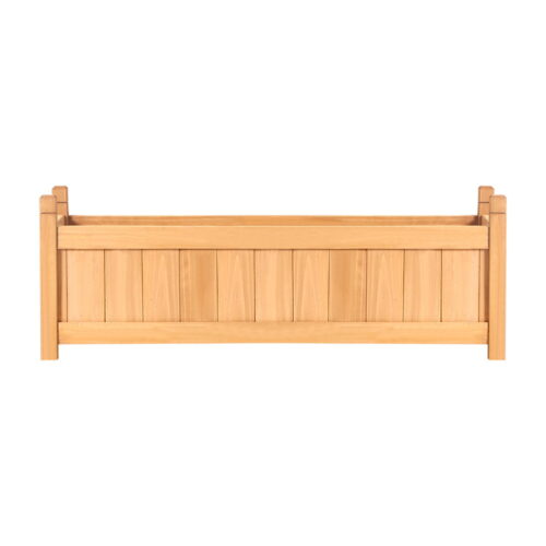 2x Green Fingers Raised Garden Bed 90x30x33cm Wooden Planter Box Raised Container Growing - Image 3