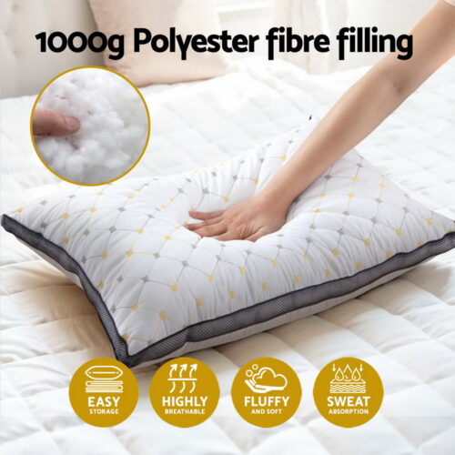 Giselle 4pcs Pillows Microfibre - Image 4