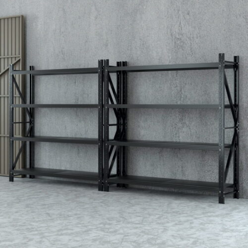 Giantz 4Mx2M Garage Shelving Warehouse Rack Black - Image 7