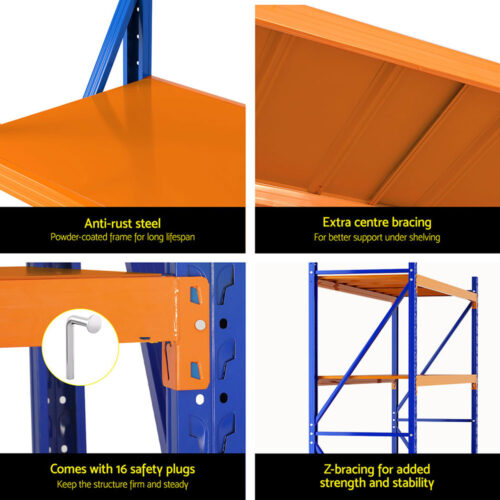 Giantz 4Mx1.8M Warehouse Shelving Garage Rack - Image 6