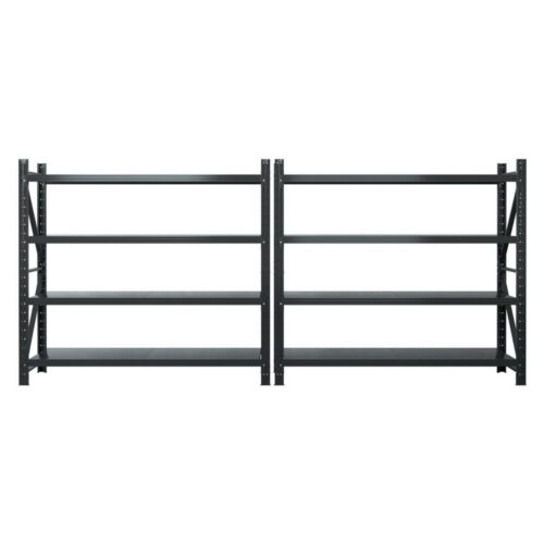 Giantz 4Mx1.8M Garage Shelving Warehouse Rack Black - Image 3