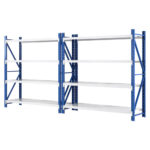 Giantz 4Mx2M Garage Shelving Warehouse Rack Blue