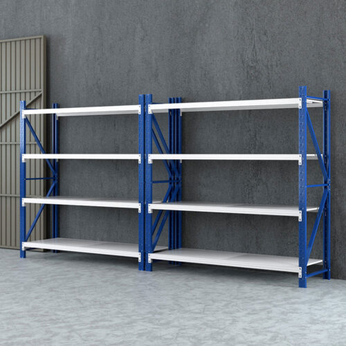 Giantz 4Mx2M Garage Shelving Warehouse Rack Blue - Image 7