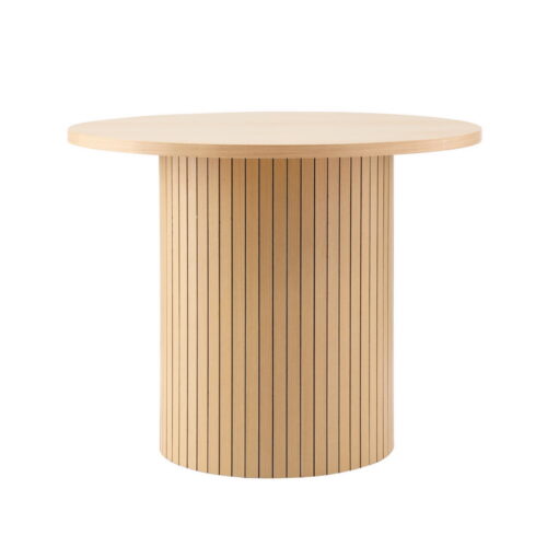 Artiss Coffee Table Round Fluted - Image 3