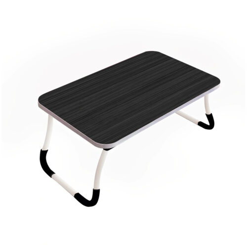 Black Portable Bed Table Adjustable Folding Bed Sofa Study Table Laptop Mini Desk Breakfast Tray Decor