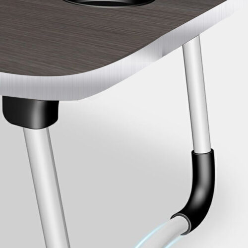 Black Portable Bed Table Adjustable Folding Bed Sofa Study Table Laptop Mini Desk Breakfast Tray Decor - Image 3
