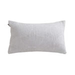 35cm Throw Pillow Off White Lumbar Embroidered Decorative Cover Stitch