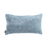 35cm Blue Throw Pillow Geometric Indoor Outdoor Corded