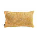35cm Mustard Yellow Throw Pillow Geometric Indoor Outdoor Corded
