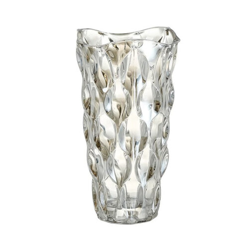 29cm Glass Clear Vase Crystal VASE Thick Modern Decor