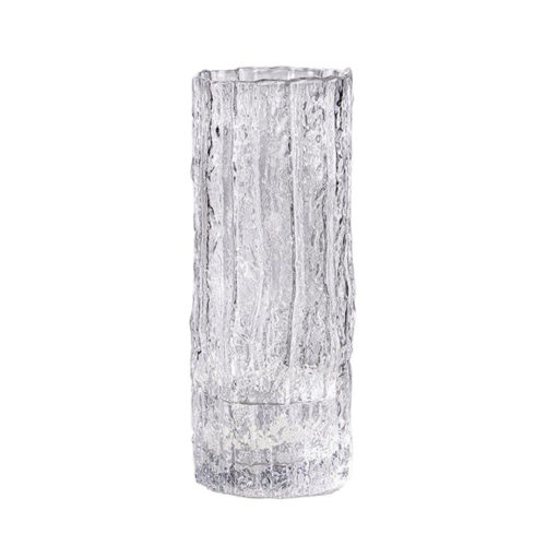 30.5cm Handcrafted Clear Glass Vase Classic
