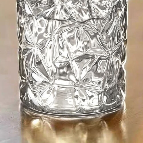 30cm Sleek Clear Glass Vase Elegant Wide Crystal for Modern Decor - Image 6