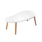 80x40cm White Living Room Nordic Coffee Table Simple Modern Home
