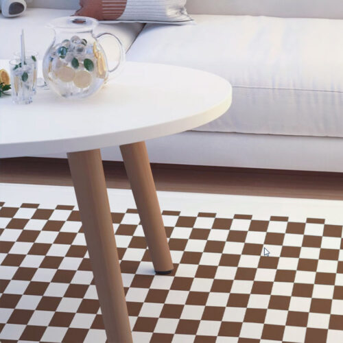 80x40cm White Living Room Nordic Coffee Table Simple Modern Home - Image 6