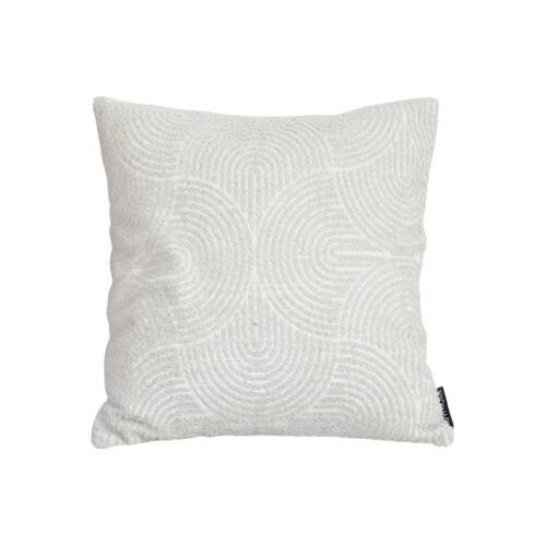 50cm Throw Pillow Off White Lumbar Embroidered Decorative Cover Stitch