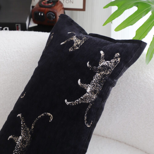 35cm Black Throw Pillow Elegant Decorative Cushion Living Room Modern Decor - Image 6