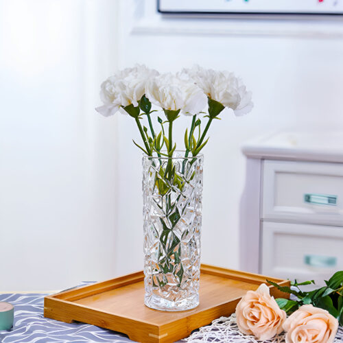 14cmx30cm Heavy Duty Glass Vase Crystal Clear - Image 2