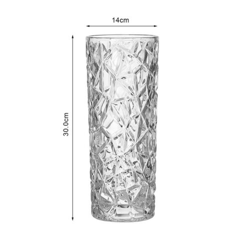 14cmx30cm Heavy Duty Glass Vase Crystal Clear - Image 5