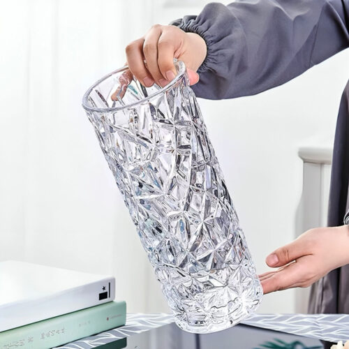 14cmx30cm Heavy Duty Glass Vase Crystal Clear - Image 7
